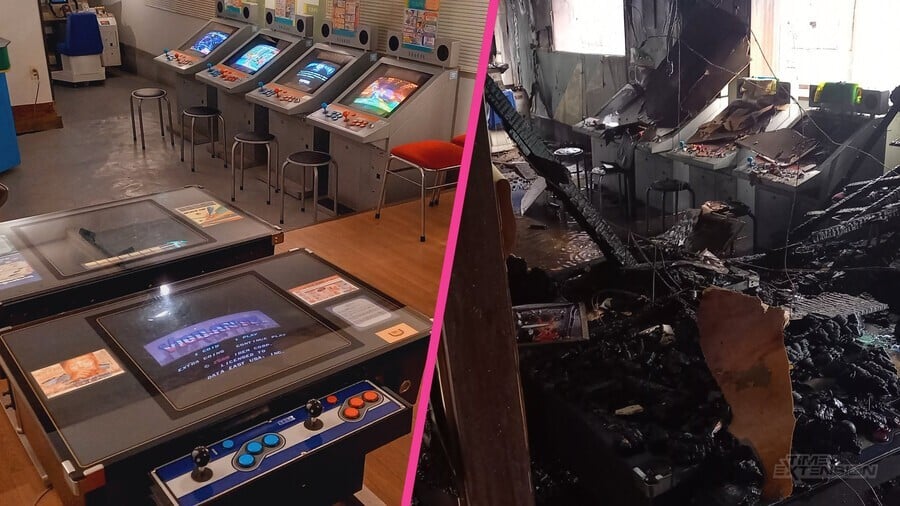 Japanese Retro Arcade Store That Took 10 Years To Build Goes Up In Flames 1