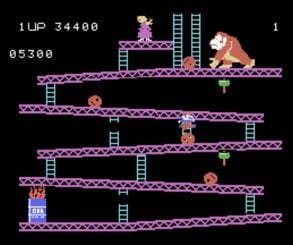 Donkey Kong on the ColecoVision