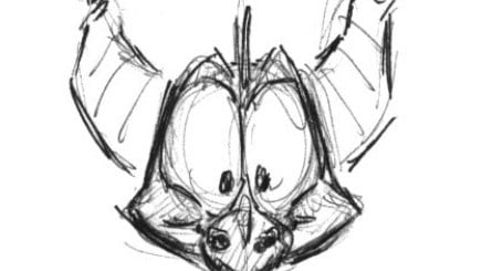 Some of Zembillas's early designs for the character "Pete", who would eventually become Spyro