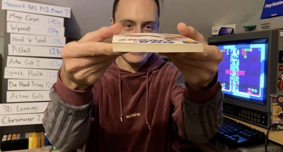 Random: Remember When Games Came With Instructions? This Guy Does, And He's On A Quest To Find The Heaviest PS1 Manual 1