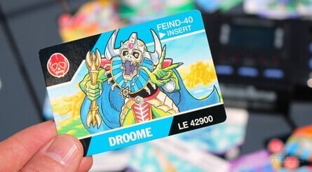 The unit seen in these images was intended for sale in Germany but came with English instructions and stickers, which are supposed to be applied to the cards