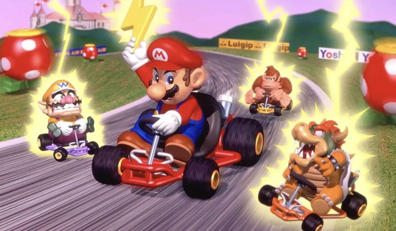 Mario Kart 64 Texture Matched To A 1994 "Visual Disk" CD 1