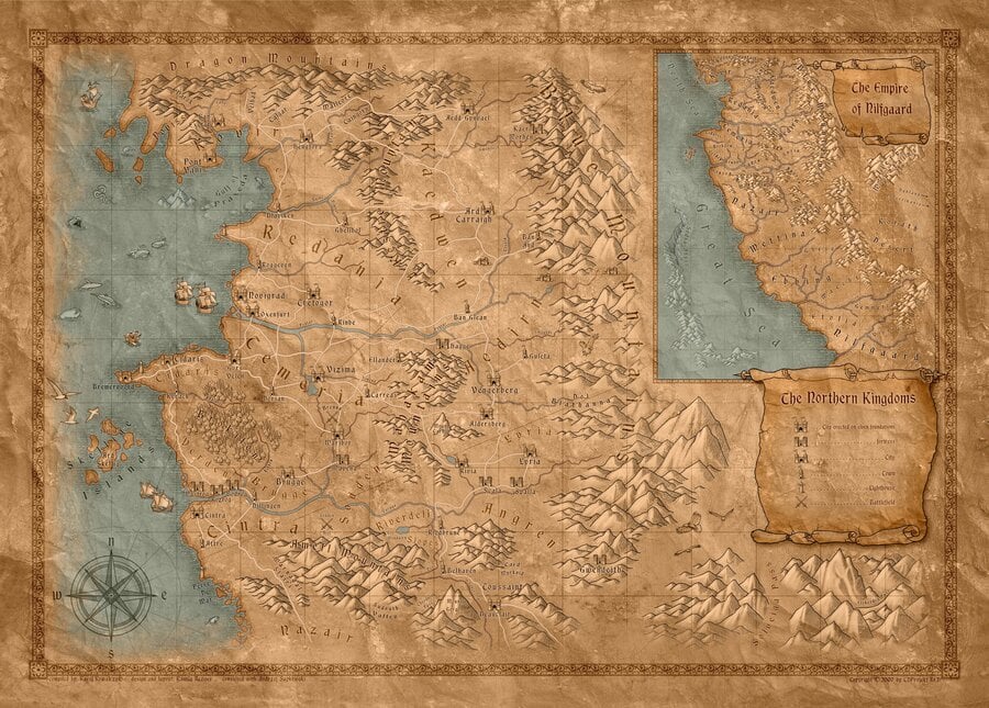 Map of The Witcher 1