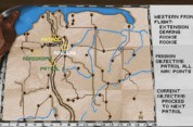The game doesn't feature a mini-map on screen at all times, instead forcing players to navigate by matching landmarks on the map to the terrain. As if that wasn't realistic enough, there are also a few realism options that can be toggled on/off in a menu, such as gun jams, stalls, sun glare, and mid air collisions