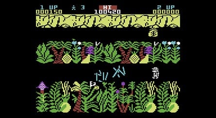 The original C64 version (left) vs the remastered version (right)