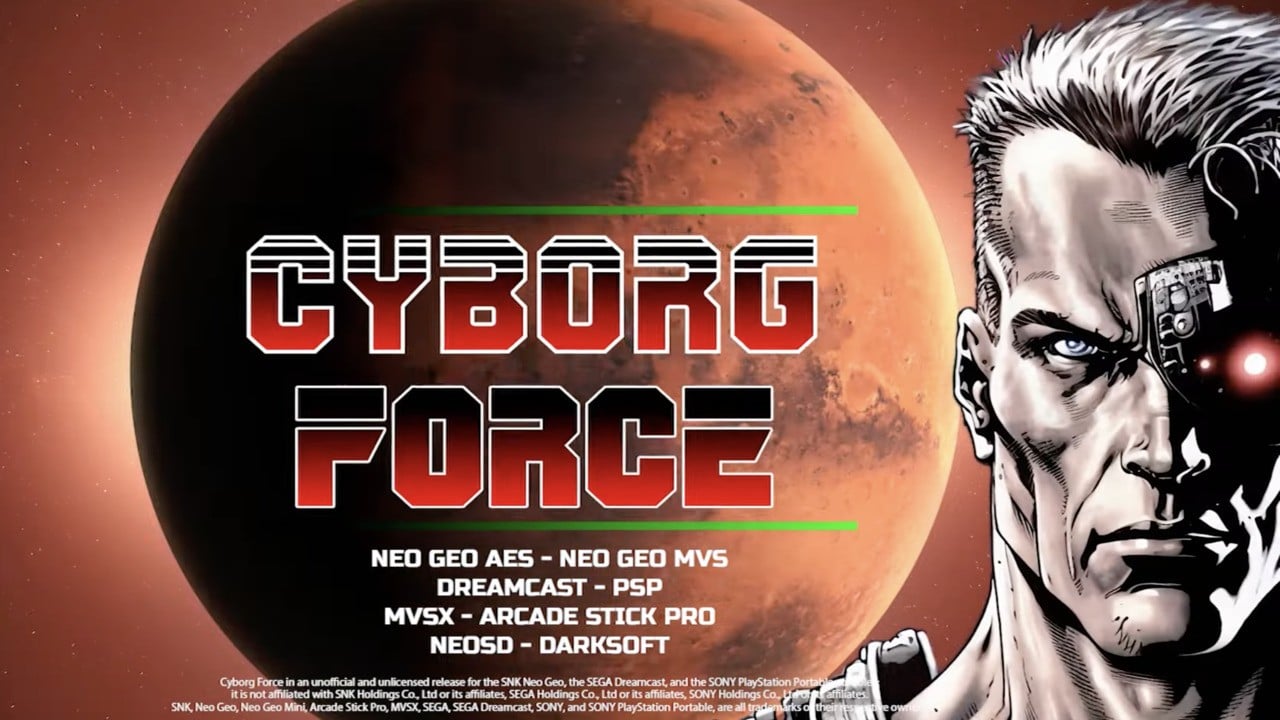 Cyborg Force Is A New Run 'N Gunner For Neo Geo, PSP, Dreamcast, & More |  Time Extension