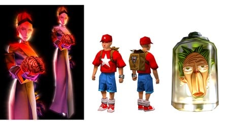 Monolith artist Eric Kohler originally designed the main character Cain to look like a fireman, with a turnout coat, due to the character starting out with fire-based abilities in the beginning of the game
