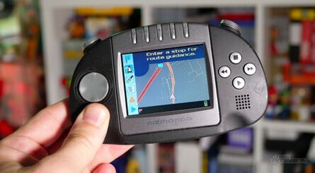 The JPEG camera isn't fantastic by 2025 standards, but the Co-Pilot software is pretty cool. The Gizmondo's battery is operating well past its intended lifespan, but can thankfully be replaced cheaply