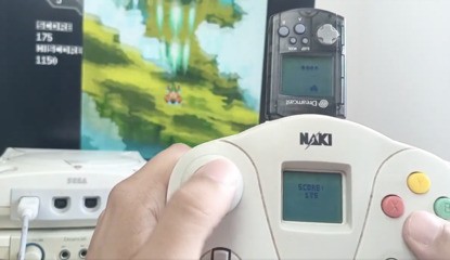 "Someone Finally Did It" - This Homebrew Dreamcast Game Uses Two VMU Displays At Once