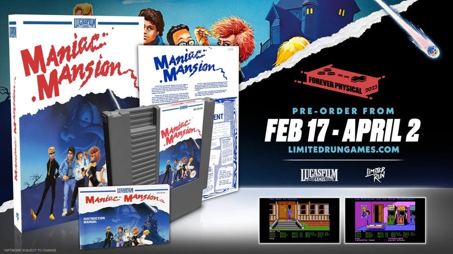 Maniac Mansion NES Standard Edition