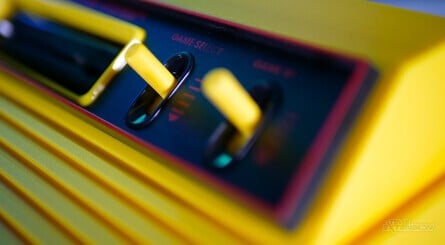 Aside from the different colour scheme, the 2600+ Pac-Man Edition looks the same as the original 2600+, but it has slightly different internals, too