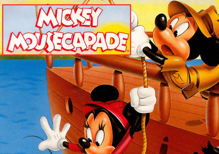 Capcom USA ended up picking up the rights to Hudson Soft's Mickey Mouse: Adventures in Wonderland, publishing it under the name Mickey Mousecapade in North America. This technically makes it the first Disney game that Capcom ever released