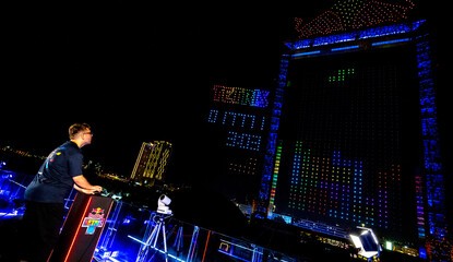 "One Of A Kind" - The Largest Game Of Tetris Has Just Been Played With The Help Of Over 2000 Synchronized Drones