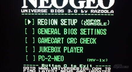 The pre-installed Unibios 3.0 chip allows you to tinker with various settings