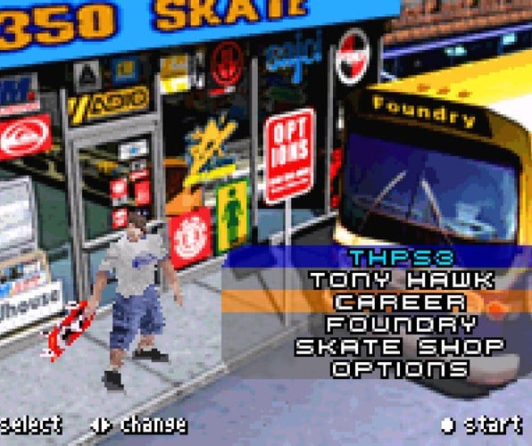 Tony Hawk's Pro Skater 3 also included some additional lighting effects, which are perhaps most evident in the Foundry level with its glowing lava-filled containers