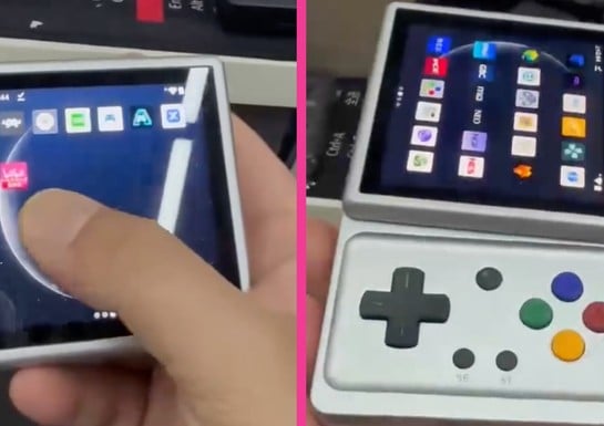 Anbernic's 'Rotating' Handheld Leaks, Reminds Us Of The Gloriously Crazy Phone Design Boom Of The 2000s