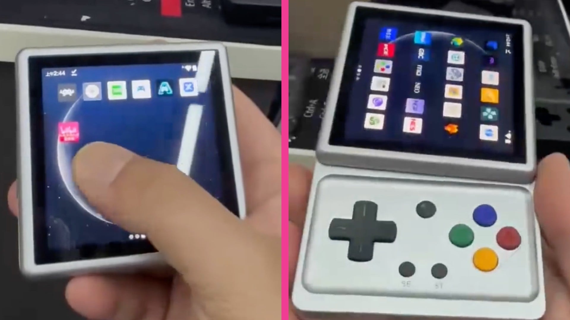 Anbernic's Innovative Rotating Emulation Handheld Pays Homage to Classic Mobile Phone Designs - Nintendo News Article