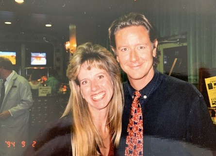 Virtual World Pasadena's opening was attended by Hollywood stars Judge Reinhold (left-hand photo, with Dawne Weisman) and Joan Severance (right-hand photo, fourth from the right), both of whom starred in Red Planet's video cutscenes