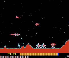 Scramble was Konami's first major worldwide hit and was an early example of a horizontally scrolling arcade shoot 'em up