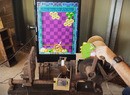 This Aged Drill Press Has Been Converted Into A Puzzle Bobble Controller
