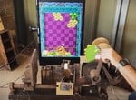 This Aged Drill Press Has Been Converted Into A Puzzle Bobble Controller