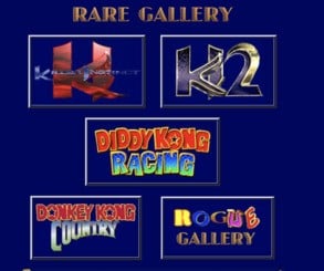 Rare's website in 1998, the birthplace of Mr. Pants and the home to tons of cool renders and info on the latest games