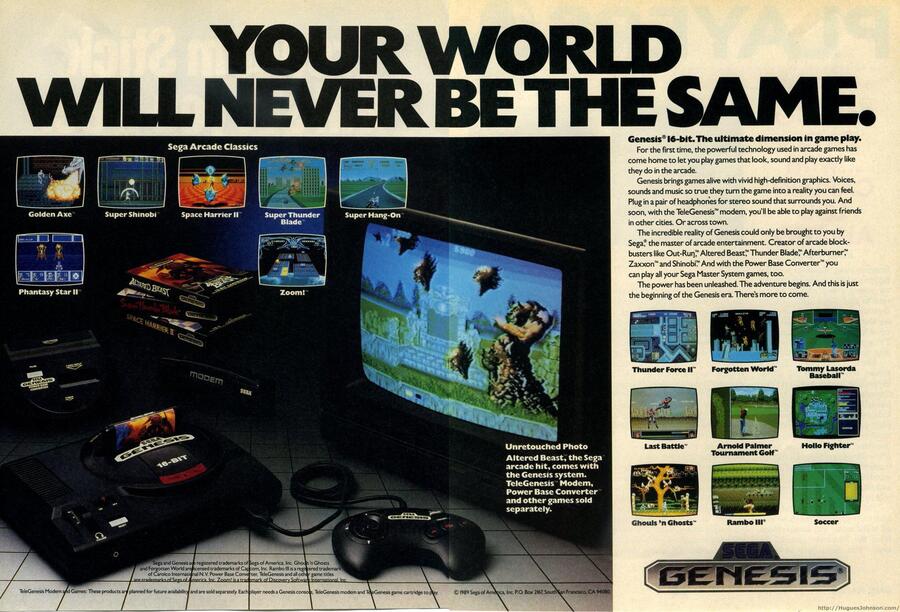 Sega Genesis Ad