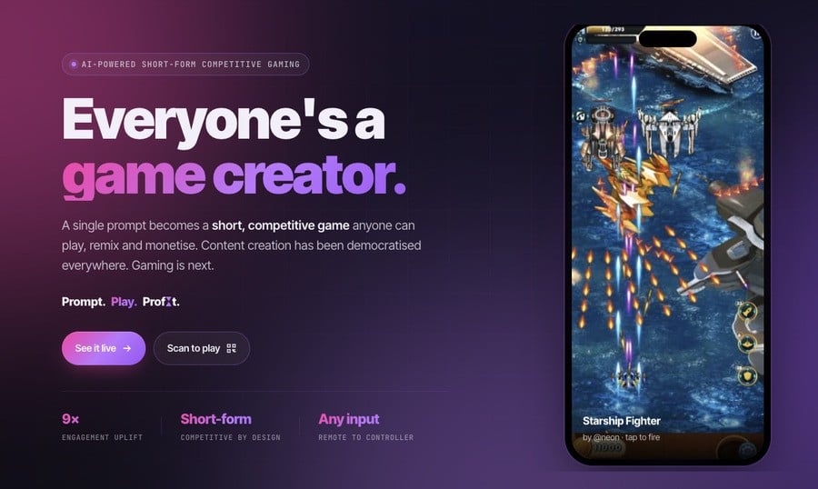 Antstream Is Creating An AI-Powered Short-Form Gaming Platform, And "Mr Antichrist" Peter Thiel Is A Backer 1
