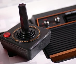 You get a single CX40+ joystick with the console