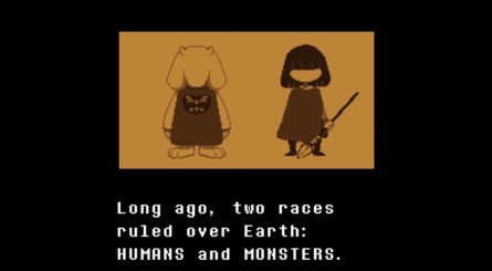 The opening of the Nintendo Switch version (left) vs. the new fanmade Game Boy Color port (right)