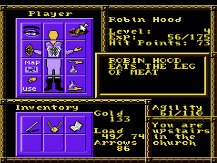 Considering its short length, Robin Hood: Prince of Thieves mixes in a wide array of different gameplay styles