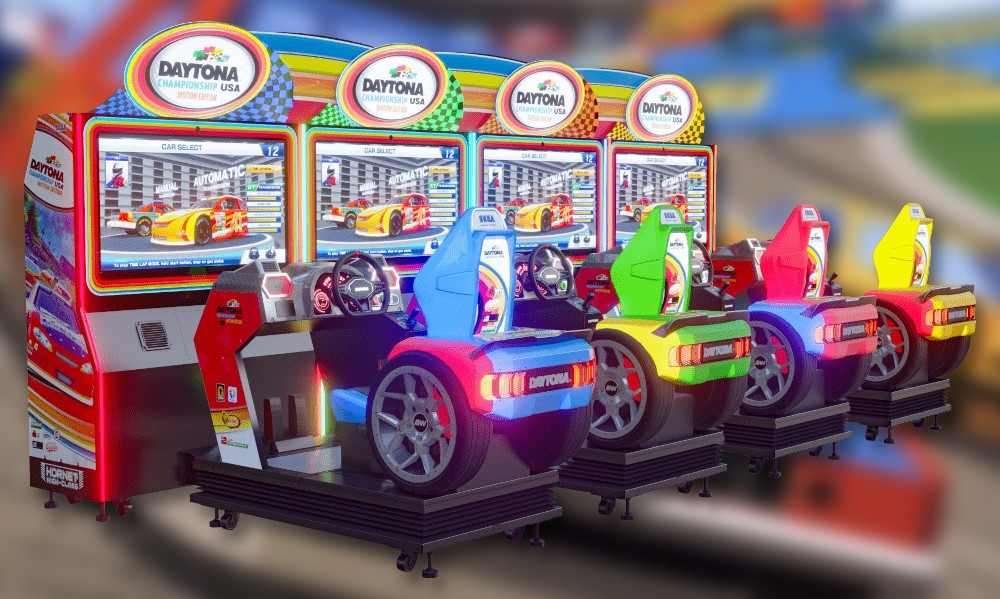Daytona Championship USA Motion Edition: Sega Amusements Revives Classic Arcade Racing with New Motion Cabinet - Nintendo News Article