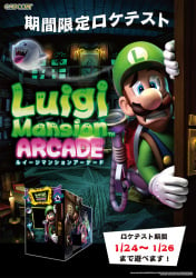 Luigi Mansion Arcade Cover
