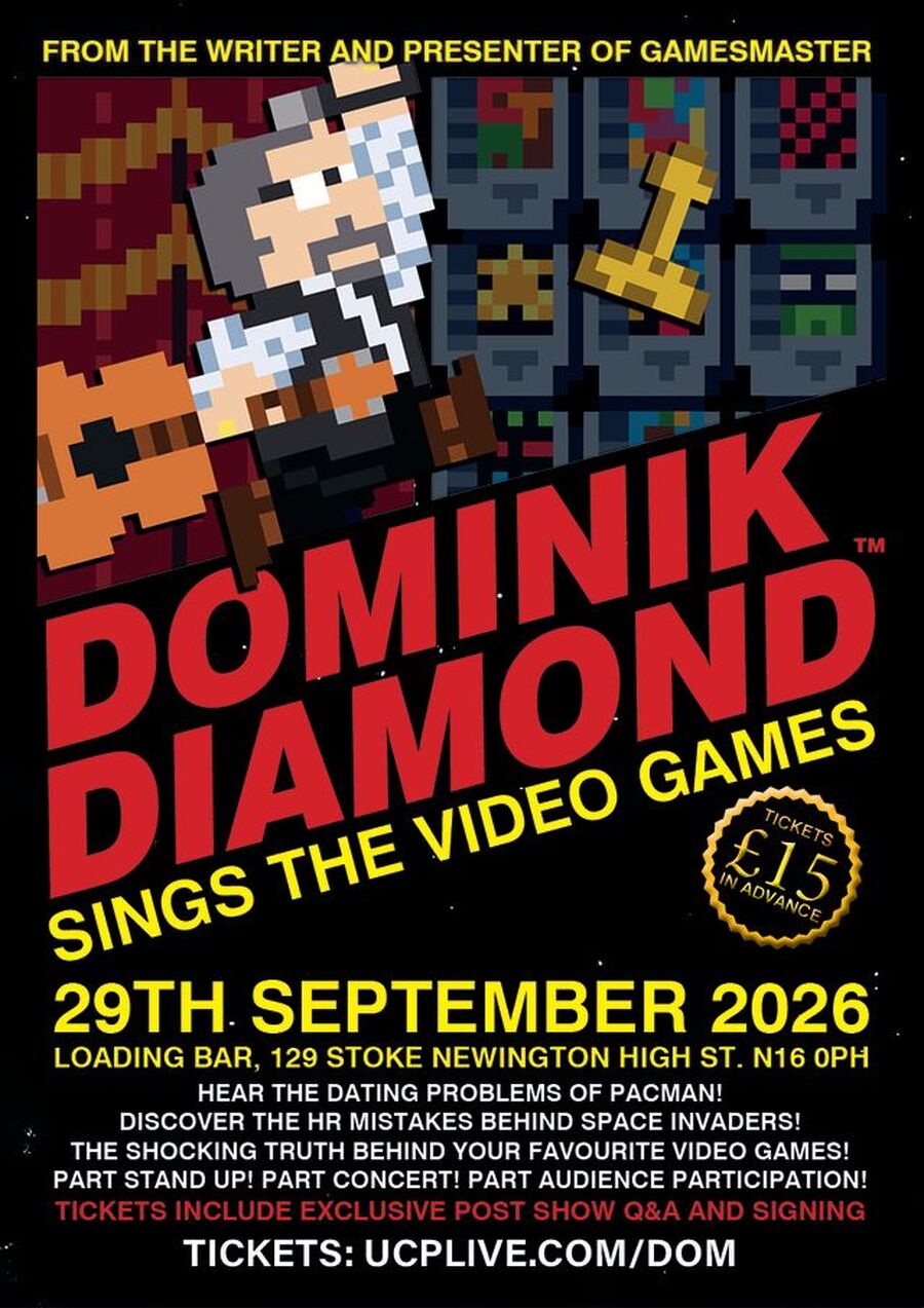 GamesMaster Legend Dominik Diamond Is Returning To The UK To Sing About Video Games 1