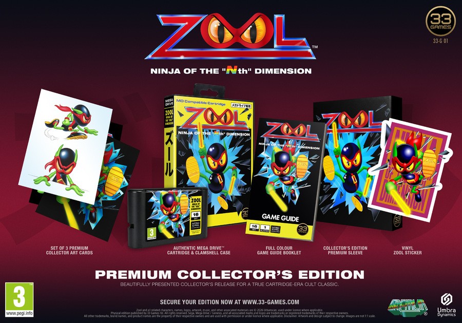 "Celebrate The Legacy Of Zool With Taste And Restraint" - Zool Is Getting A Physical Re-Release On The Sega Mega Drive