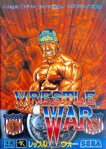 The Hulk Hogan cover was only used in Japan. When Wrestle War came to Europe (it didn't get a North American release), the artwork was changed to remove all the famous wrestlers