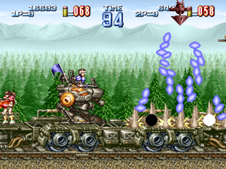 Irem's Geo Storm / Gun Force II showcased the talents of many of the staff who would later make Metal Slug at Nazca