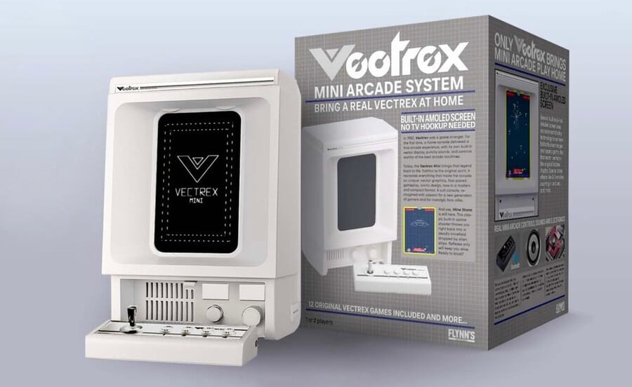 White Limited Edition Vectrex Mini Will Cost $250, Standard Version Starts At $115 1
