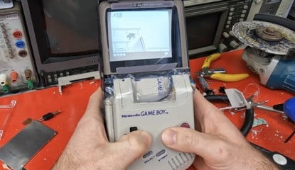 Crazy Modder Adds A CRT Screen To The Game Boy