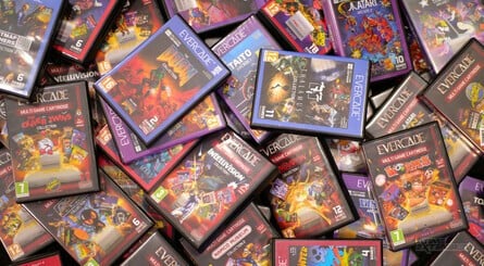 There's a massive library of Evercade carts already available; the DOOM and Banjo ones benefit from coloured carts