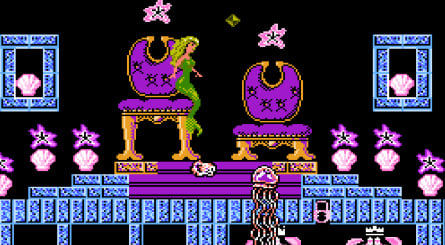 A comparison between the bosses in Barbie NES and Barbie: Game Girl for the Game Boy