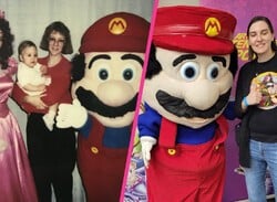 Mario Mascot Costume Photo Recreated 34 Years Later