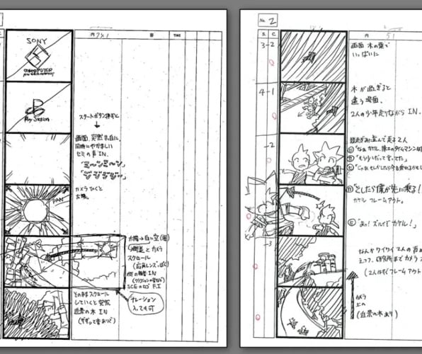 To celebrate the 20th anniversary of Ape Escape in 2019, Sony released the storyboards for the original game's opening on social media