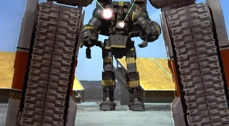 David W. Allen's stop-motion animation really brings the movie's hulking robots to life