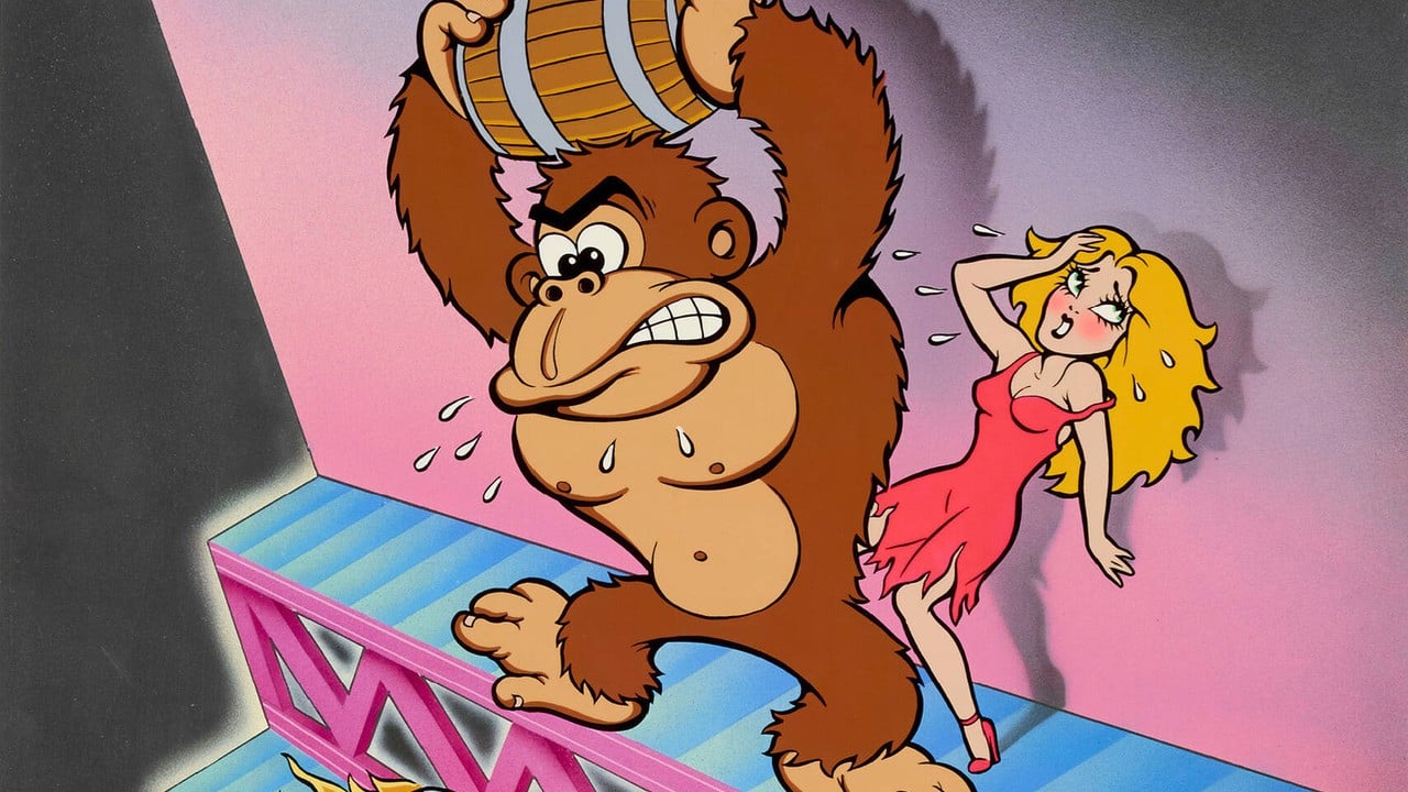 Donkey Kong Original Artwork Auctioned by Former Nintendo Employee Donna Darbous on LandryPop - Nintendo News Article