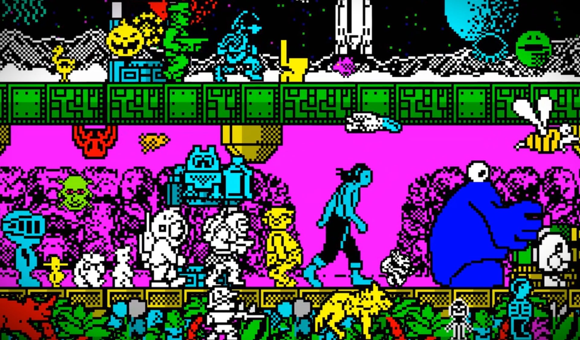 How Many ZX Spectrum Heroes Can You Name in This Fun Cycle of 8-Bit Superstars?
