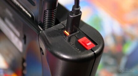 The mod replaces the Nomad's volume and brightness dials with rocker switches and also brings with it USB-C charging. The on-screen menu allows you to tinker with all kinds of settings