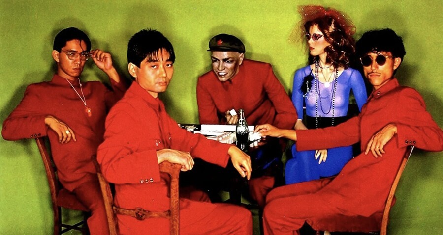 From left to right: Ryuichi Sakamoto (keyboards, vocals), Haruomi Hosono (bass, keyboards, vocals) and Yukihiro Takahashi (drums, lead vocals, occasional keyboards)
