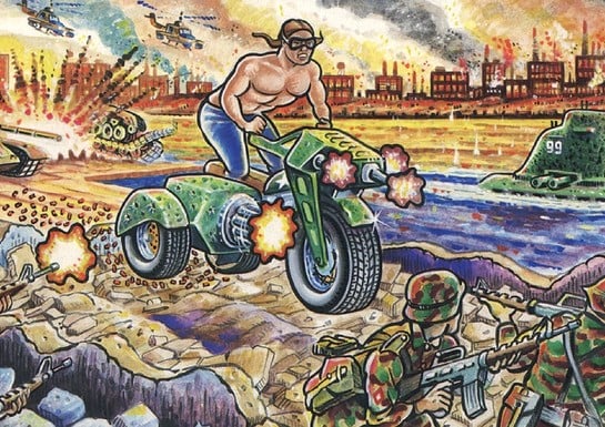 This Week's Arcade Archives Release Swaps Greens & Fairways For Military Action & Motorbikes