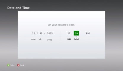 Xbox 360 User Shows What'll Happen When It Reaches Date Limit On December 31st, 2025